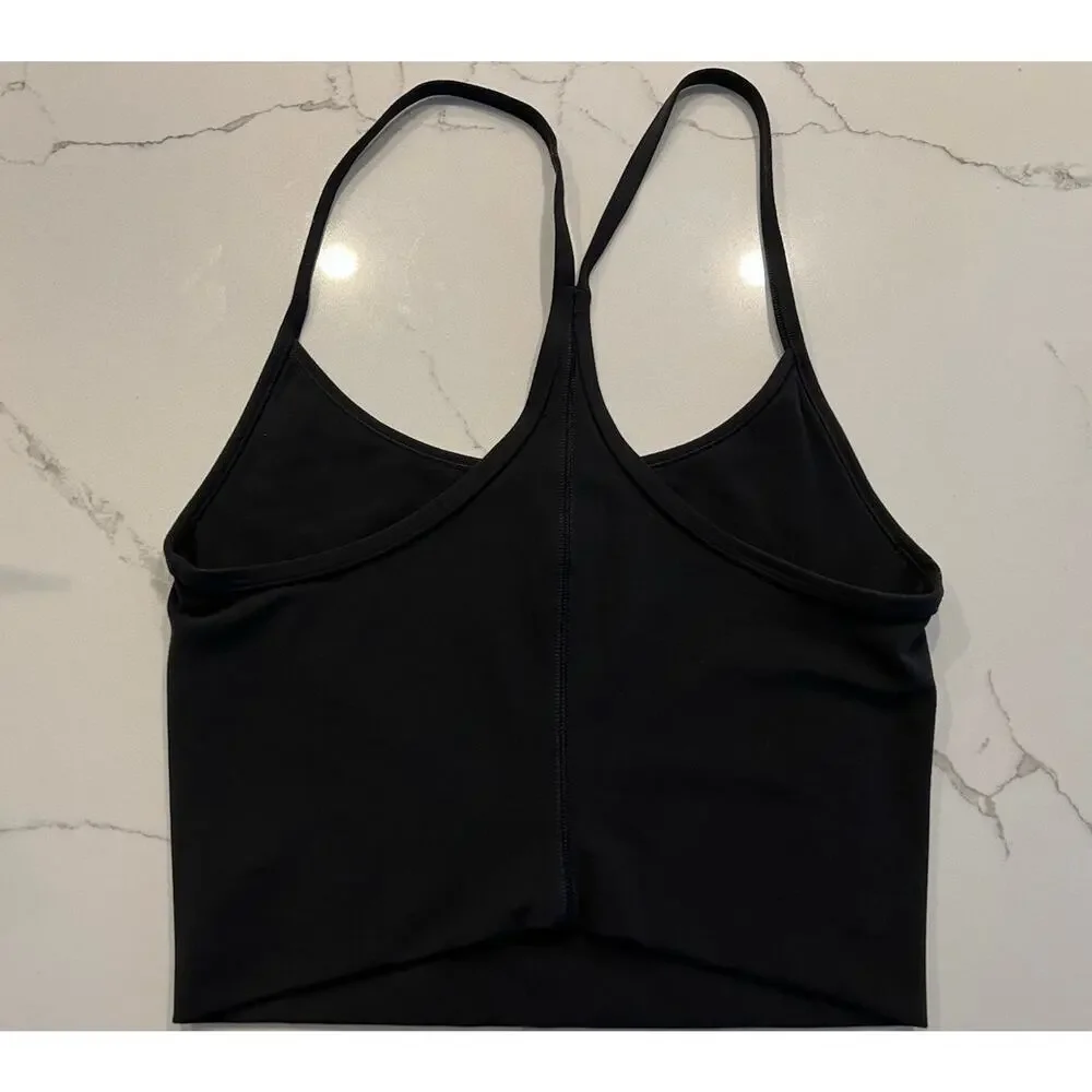 Vuori AllTheFeels Tank Top 2.0 Black Bliss Blend Racerback Women's Size S